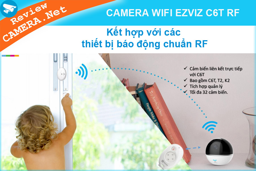 Camera wifi Ezviz C6T RF