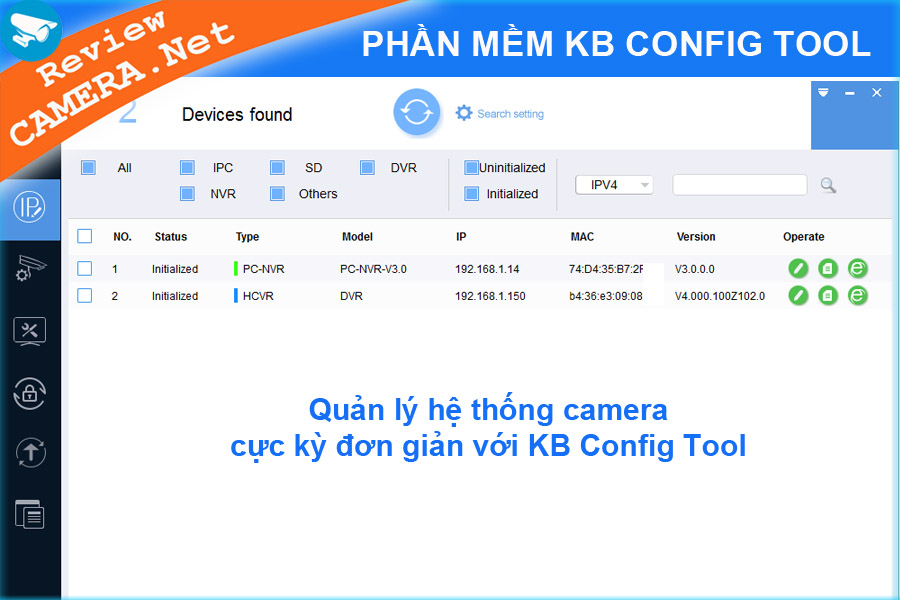 Phần mềm KB Config Tool