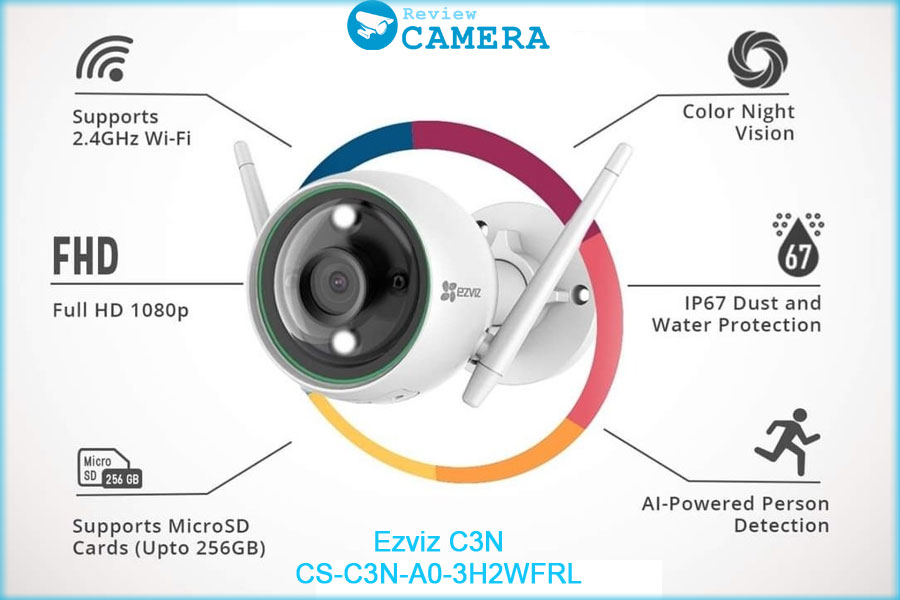Camera wifi Ezviz C3n