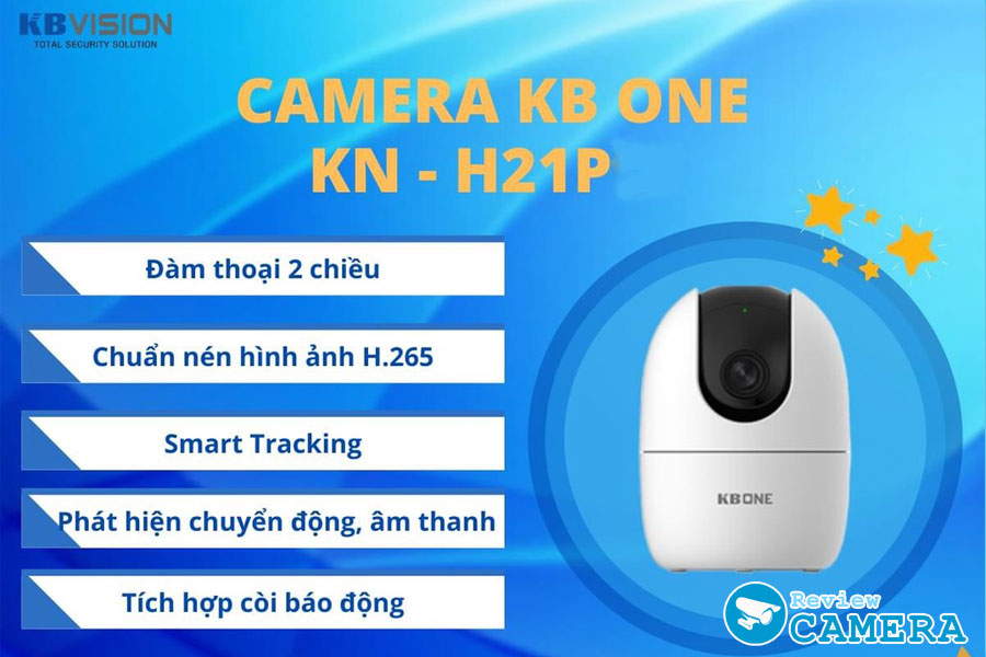 Camera KBone KN-H21P - Dòng Camera wifi All in One giá rẻ tốt nhất hiện nay