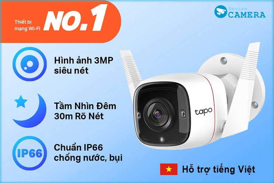 Review Camera WiFi TP-Link Tapo C310 – Bảo Mật, Thông Minh, Dễ Sử Dụng