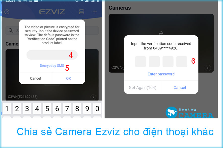 Chia sẻ camera Ezviz cho người khác