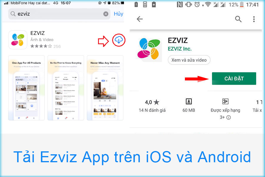Hướng dẫn cài đặt App Ezviz