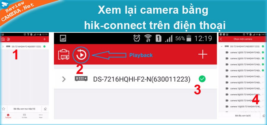 Xem lại camera bằng Hik-Connect